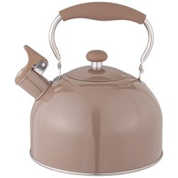 Чайник agness со свистком 2,5 л,нжс индукция, цвет: шоколад Agness (937-905)
