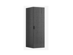 Шкаф однодверный с полками цвет черный, дверцы глухие (TT-00010420)