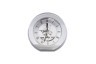 Часы настольные круглые, 12*5.3*12 см. цвет серебряный (TT-00012593)