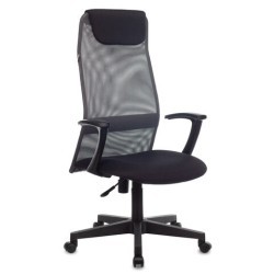 Кресло офисное KB-8, ткань-сетка, серое, 496676/532675 (1) (96508)