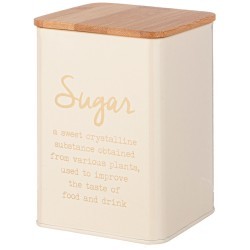 Емкость для сыпучих продуктов agness "арктик"  "сахар" 1,1 л 10*10*14 см цвет: бежевый Agness (790-346)