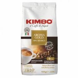 Кофе в зернах KIMBO "Aroma Gold Arabica" (Кимбо "Арома Голд Арабика") 1000 г 621199 (1) (90279)