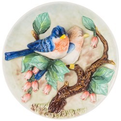 Тарелка декоративная lefard "птицы на ветке" 20,5*5,5 см Lefard (59-712)