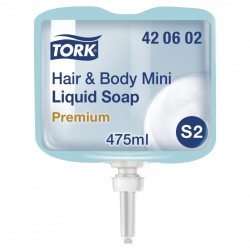 Картридж с жидким мылом-гелем одноразовый TORK Сист S2 Premium 0,475 л 420602 602958 (1) (94832)
