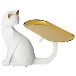 Подставка декоративная для мелочей "кошка"18,5*7*18,5см Lefard (146-1800)