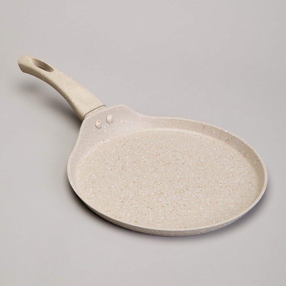 Сковорода блинная agness с антипригарным покрытием "latte", 22х2см, индукционное дно Agness (932-518)