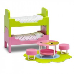 Мебель для домика Смоланд Детская с 2 кроватями (LB_60209700)