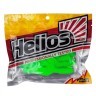 Твистер Helios Credo Four Tail 2,35"/6,0 см, цвет Electric green 10 шт HS-20-007 (78104)