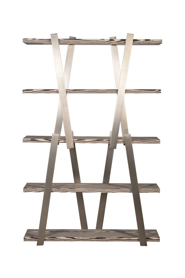 Стеллаж Zebrano 120*33,5*185,5см (TT-00015015)