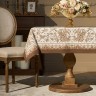 Скатерть " royal garden" 110х140см ,белый ,100% хлопок ,твил с пропиткой Lefard (850-754-20)