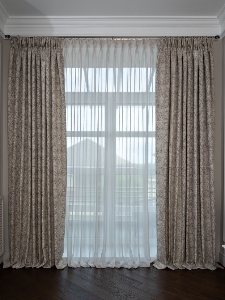 Портьера Serpente золотая 300*260 (TT-00015739)