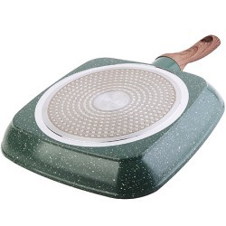 Cковорода-гриль, 26 см, кованый алюминий (CL-7126) Cковорода-гриль, 26 см, кованый алюминий (CL-7126)