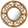 Зеркало настенное "italian style" 31 см цвет: золото Lefard (220-407)