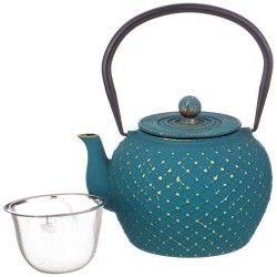 Заварочный чайник чугунный "бокка" с эмалированным покрытием внутри 1100 мл Lefard (734-075)