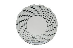 Зеркало круглое в раме из мелких элементов d80см (TT-00011705)