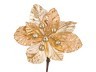 Цветок искусственный "пуансетия" на клипсе длина=17 см. Lefard (241-1001)