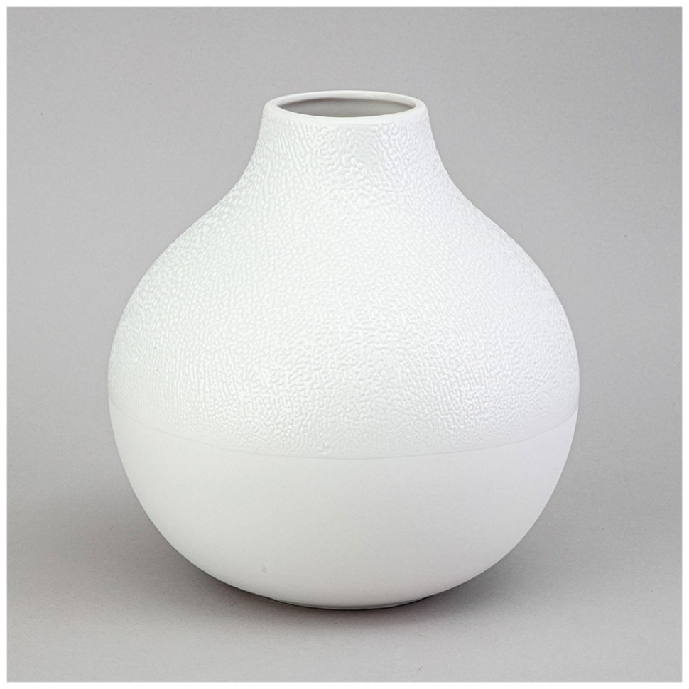 Ваза коллекция "жемчужина" 20*20*21.6см цвет:белый Lefard (374-143)