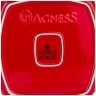 Блюдо для запекания agness "modern kitchen" квадрат. красное 2450 мл 28*24*7,5 см Agness (777-072)