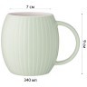 Кружка lefard coffemania 340мл, мятная (90-1092) 