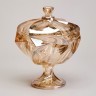 Блюдо с крышкой на ножке "bohema" amber диаметр=17 см высота=15,5 см Lefard (195-227)