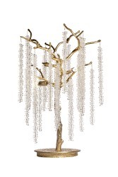 Лампа настольная 35*h60 см, металл цвет золото (TT-00015074)