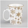 Кружка lefard 310мл золото  снежинки   мал уп=12шт Lefard (97-759)
