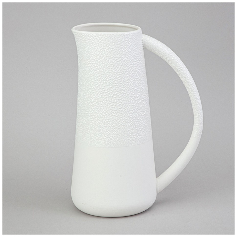 Ваза коллекция "жемчужина" 18,2*11,5*25,3см цвет: белый Lefard (374-129)