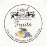 Блюдо круглое с крышкой lefard "фрукты" 23 см Lefard (104-813)
