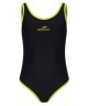 Купальник для плавания 25DEGREES Edge Black/Lime, полиамид, подростковый (2105129)