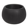 Кашпо для цветов Beton Bowl DKB290-B411 чёрный 2 предмета 3,9л (96346)