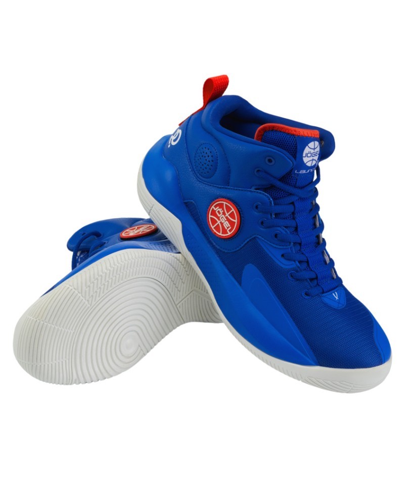 Кроссовки баскетбольные JÖGEL Launch MID, Blue/red/white (2112858)