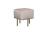 Пуф Mario вельвет экрю Velv ECRU 42*42*44см (TT-00016672)
