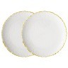 Набор тарелок закусочных lefard "charm" 2 шт. 19*2,5 см (с золотой линией) Lefard (779-350)