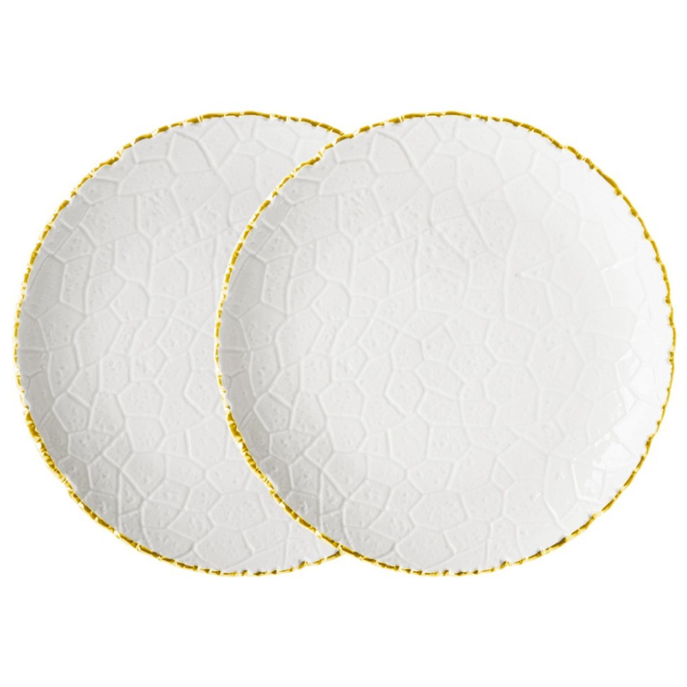 Набор тарелок закусочных lefard "charm" 2 шт. 19*2,5 см (с золотой линией) Lefard (779-350)