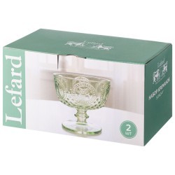 Набор креманок "sunday" green 2шт/11*11*10,5 см Lefard (355-447) Набор креманок "sunday" green 2шт/11*11*10,5 см Lefard (355-447)