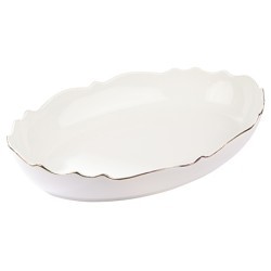 Блюдо сервировочное для подачи керамика 37х25х6 LR (90018-136L)