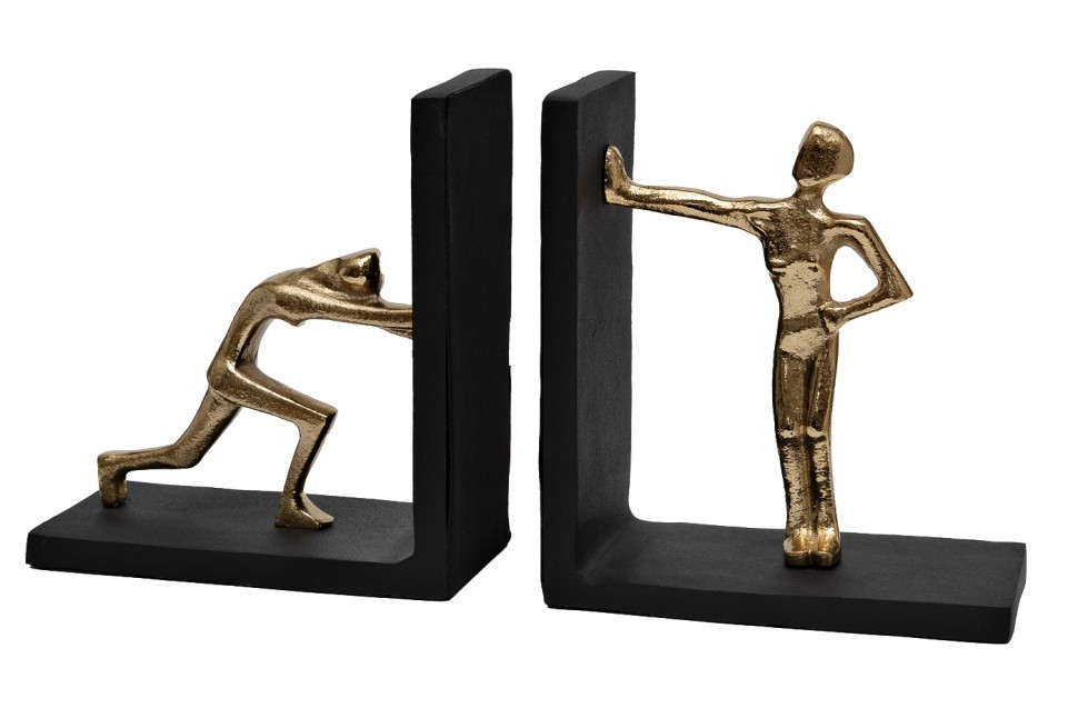 Держатель для книг цвет золото h21см (TT-00013279)