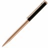 Ручка подарочная шариковая Galant ASTRON корпус черный с золотом синяя 143525 (1) (92009)