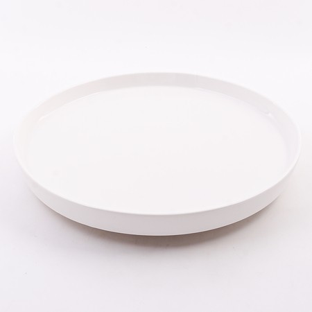 Блюдо сервировочное с подставкой фарфор/бамбук LR (60325)