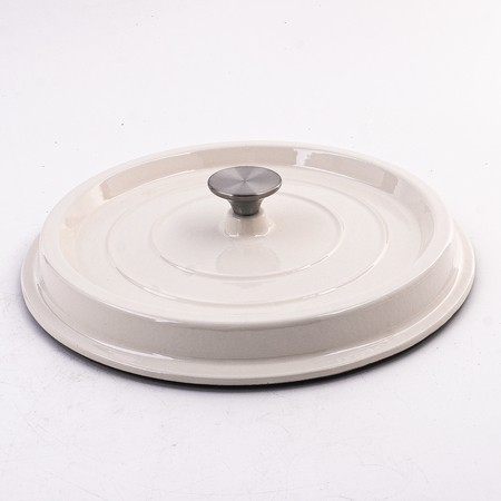 Кастрюля чугун 6,2 л эмаль/покрытие белая Mayer&Boch (40638)