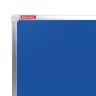 Доска c текстильным покрытием для объявлений 60х90 см синяя Brauberg 231700 (1) (89581)
