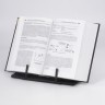Подставка для книг учебников Brauberg регулируемый наклон металл/пластик черная 237446 (1) (89668)