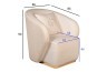 Кресло Olten, велюр кремовый 86*86*90см (без канта) (TT-00014757)