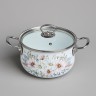 Набор кастрюль agness эмалированных серия "дворцовый парк" 4пр. 2,0л и 2,8л, 18х11см, 20х12см Agness (934-713)