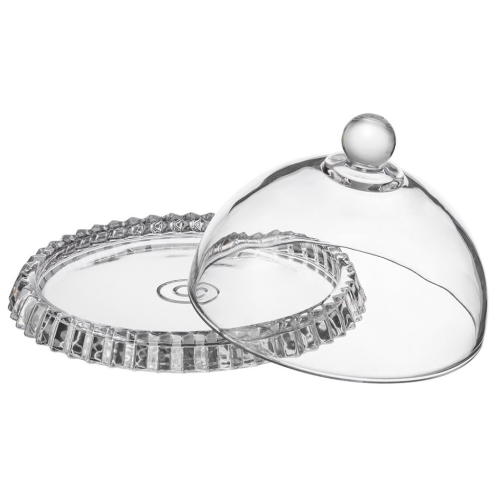 Блюдо сервировочное "crystality" с крышкой, 20*12 см Lefard (345-514)