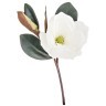 Цветок искусственный "белая магнолия" длина= 43 см. SILK-KA (654-164)
