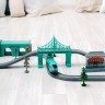 Железная дорога для детей "Мой город, 66 предметов", на батарейках (G201-008)