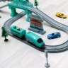 Железная дорога для детей "Мой город, 66 предметов", на батарейках (G201-008)