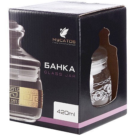 Банка "Флёр new" 420 мл(х6) " (MS97554-07)