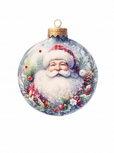 Новогодний шар Волшебные мгновения с кристаллами Swarovski (3126)